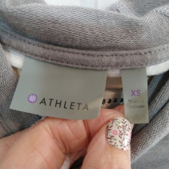 Athleta Womens Hoodie Limitless Pullover Cowl Neck Size XS - Picture 6 of 9